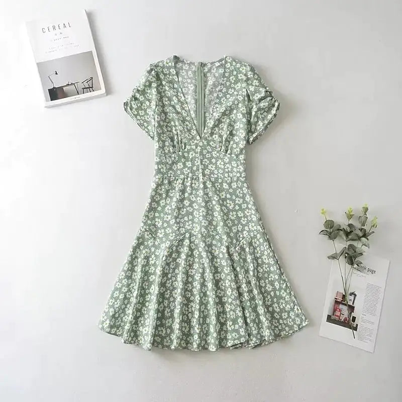 June | Floral Short Dress