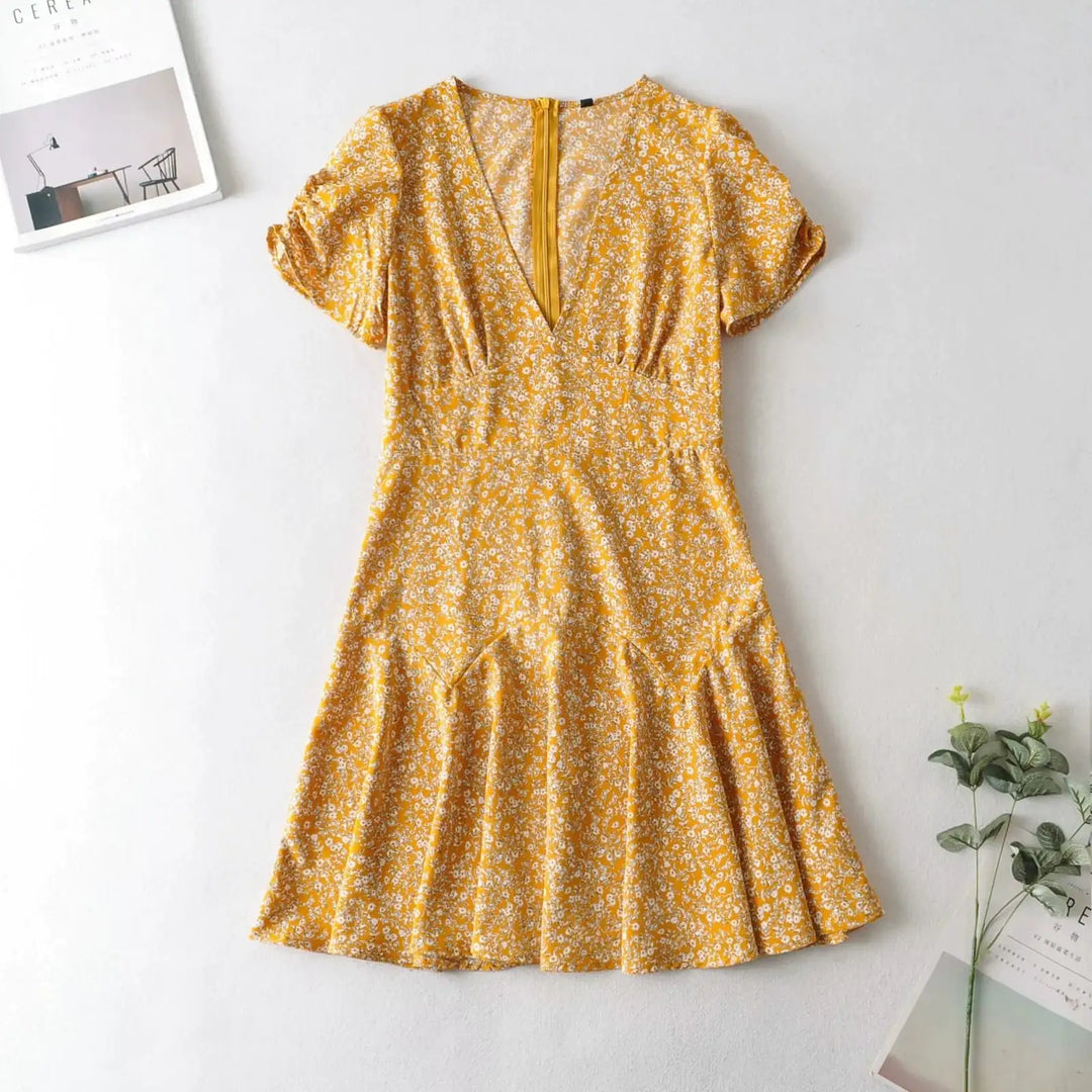 June | Floral Short Dress