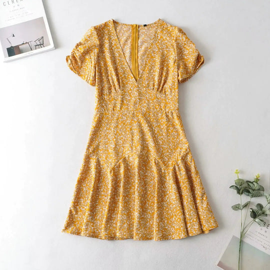 June | Floral Short Dress