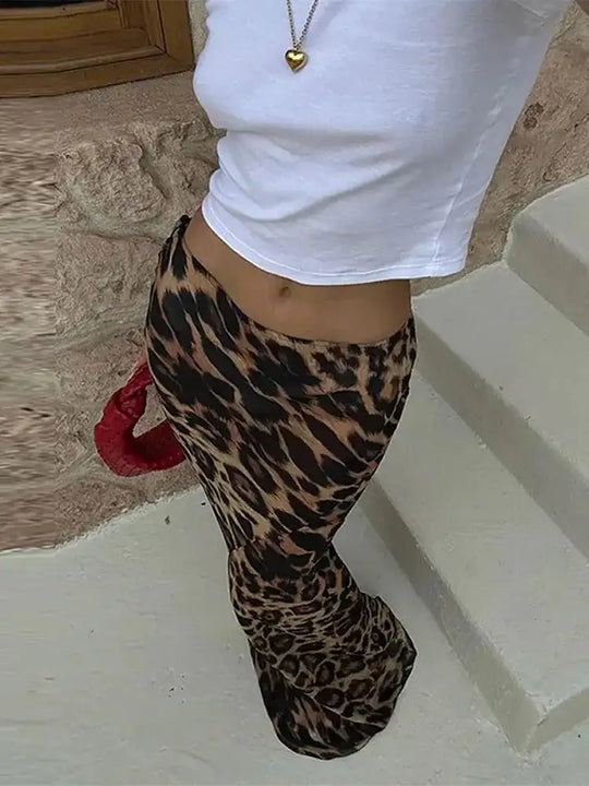 Marilyn | Leopard Print Length Skirt