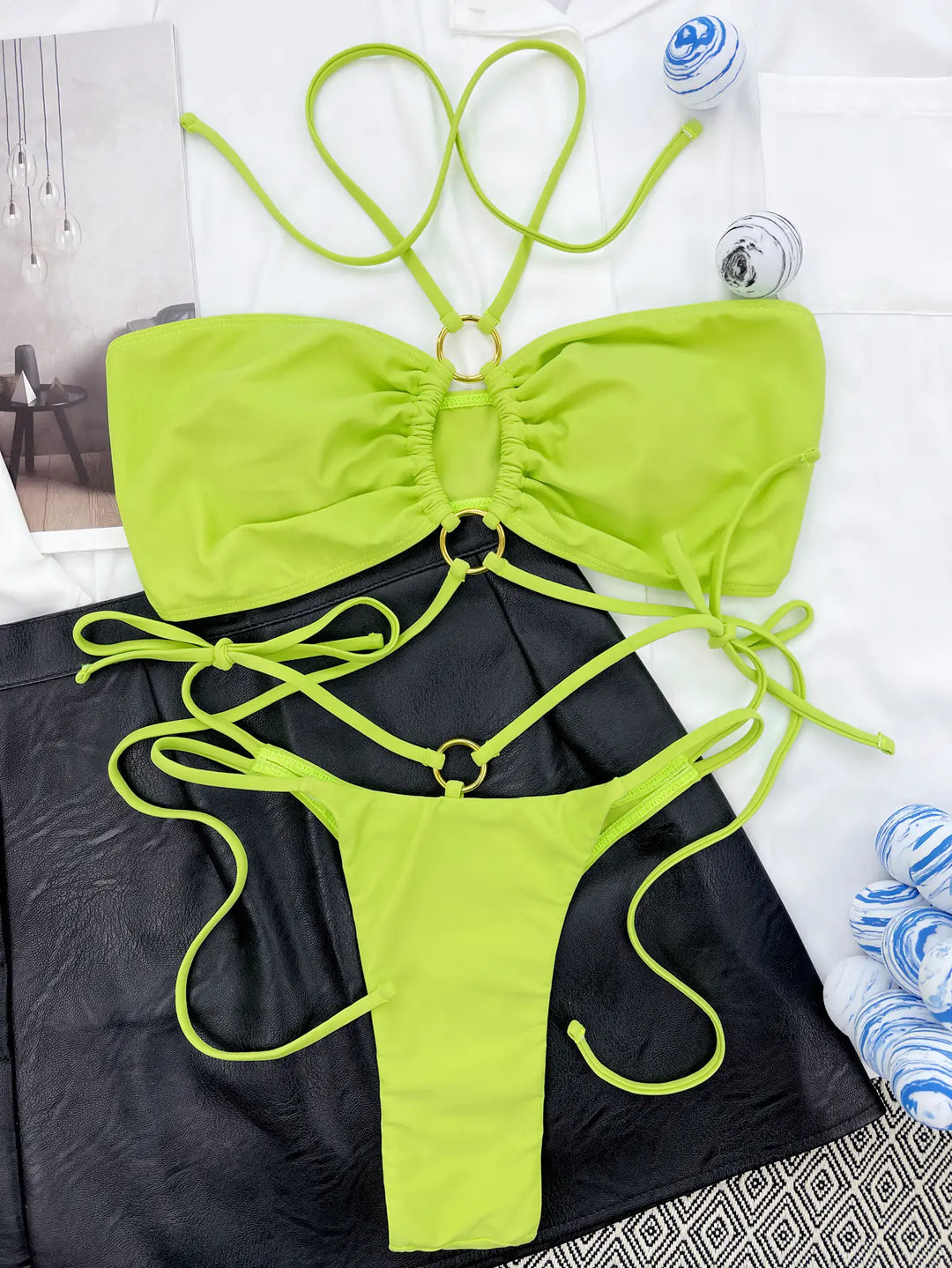 Jazmin | Wikkel Halter Bikini